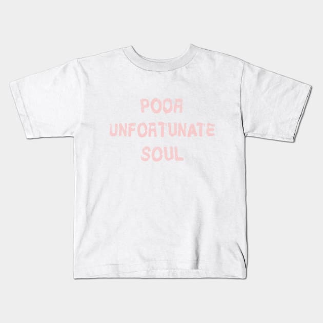 Poor Unforunate Soul Millennial Pink Kids T-Shirt by FandomTrading